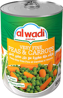 AL WADI GREEN PEAS&CARROTS