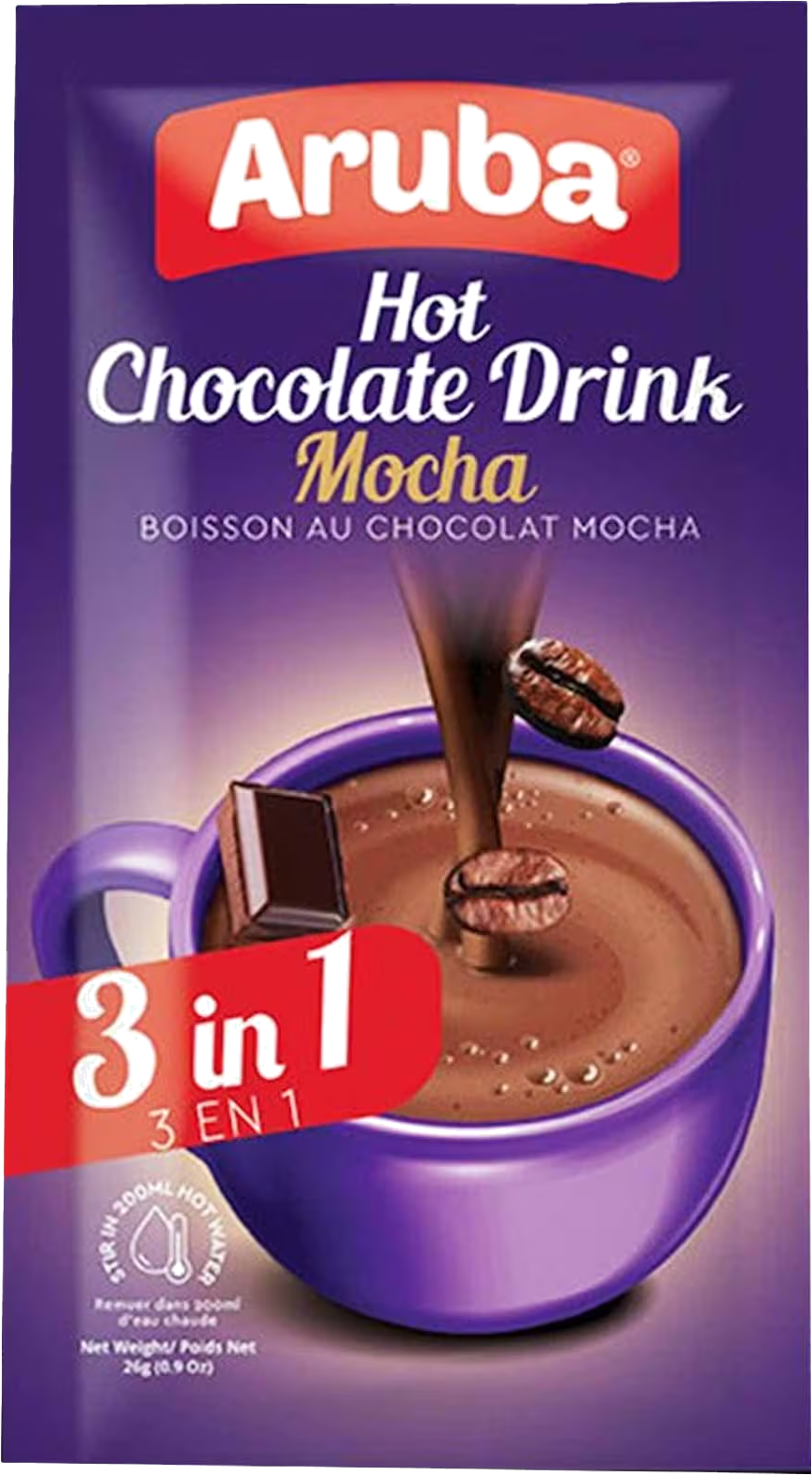 ARUBA HOT CHOCOLATE 3IN1 MOCHA