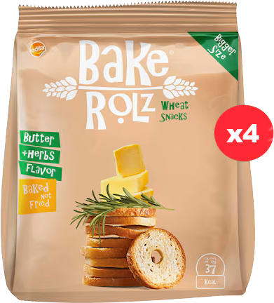 BAKE ROLLS BUTTER+HERBS