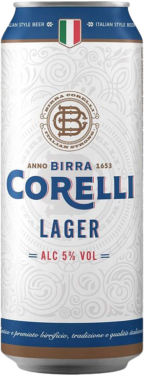 BEER CORELLI CANS 5% 50CL