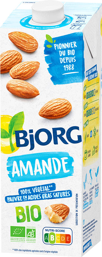 BJORG LAIT D'AMANDE CALCIUM