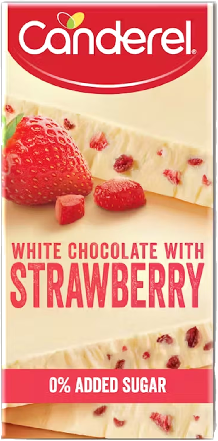 CANDEREL WHITE STRAW. CHOCO