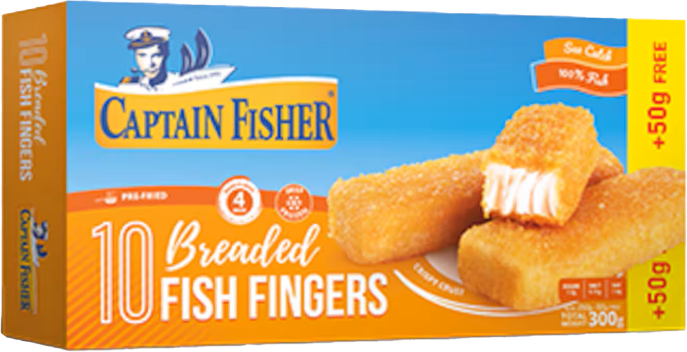 CAPTAIN FISHER FISH FINGER BREADED