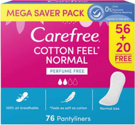 CAREFREE NORMAL COT.MEGAPACK