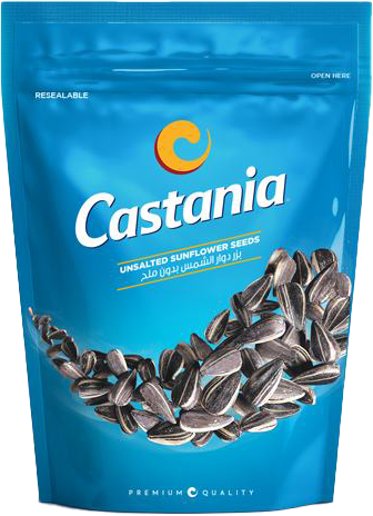 CASTANIA SUNFLOWER SEEDS UNSALTED
