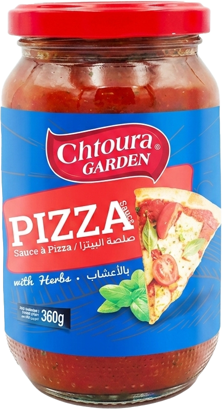 CHTAURA SAUCE PIZZA WITH HERBS