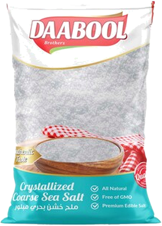 DAABOUL CRYSTAL. COARSE SEA SALT