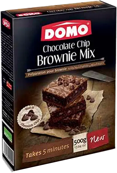 DOMO BROWNIE MIX CHOCO CHIP