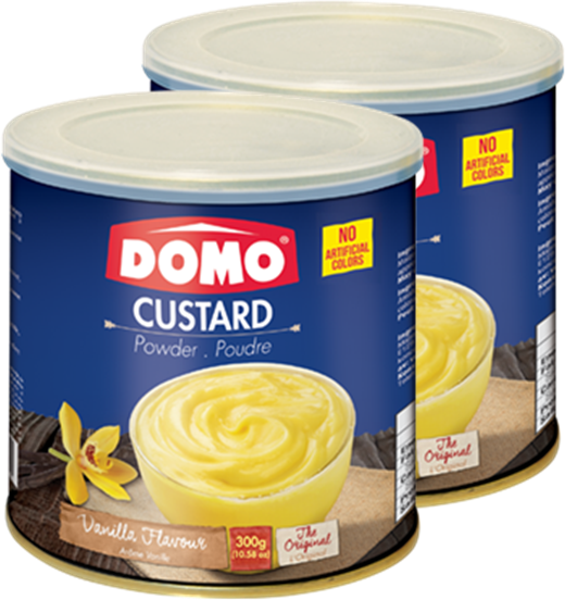 DOMO CUSTARD VANILLE 15%
