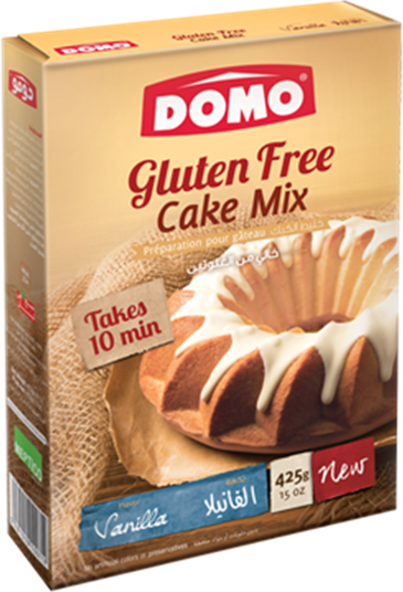 DOMO GLUTEN FREE CAKE VANILLE