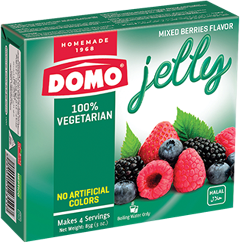 DOMO JELLO VEG.BERRIES