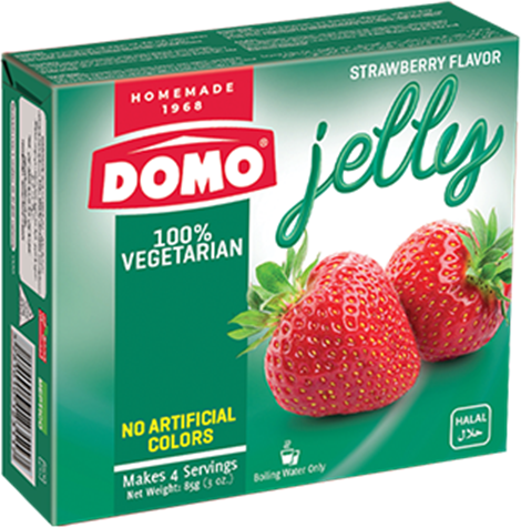 DOMO JELLY STRAW VEGETARIAN