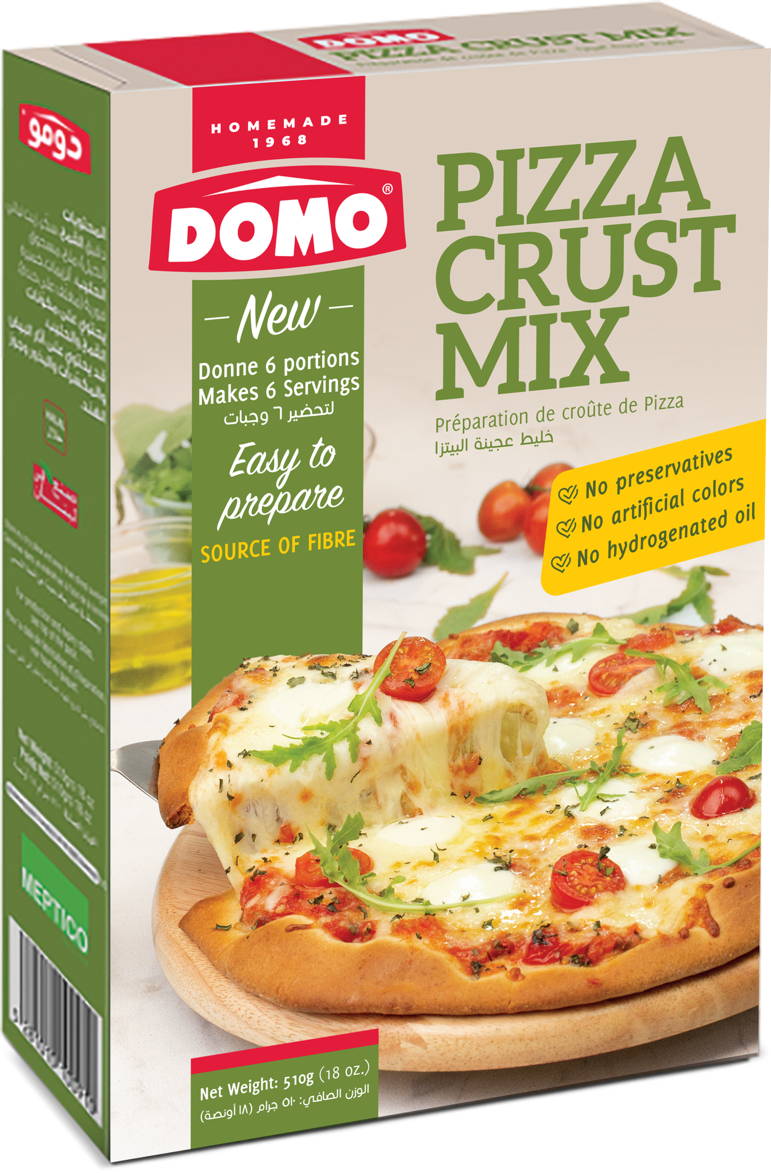 DOMO PIZZA CRUST MIX