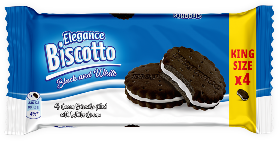 ELEGANCE BISCOTTO BLACK&WHITE
