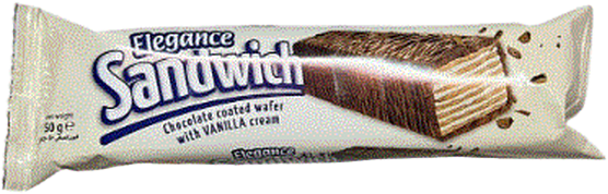 ELEGANCE SANDWICHE VANILLA 50G