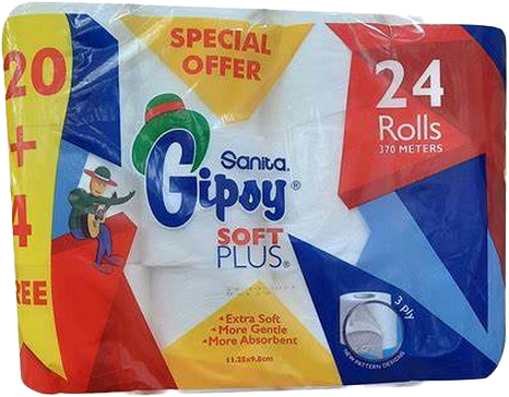 GIPSY TLT PAPER 24 ROLLS