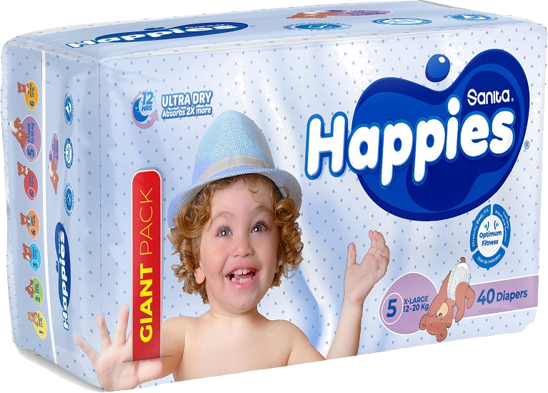 HAPPIES GIANT PACK X LRGE