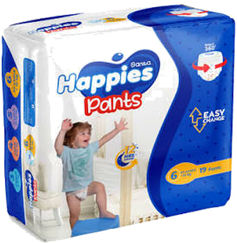 HAPPIES PREMIUM XXL 18 DIAPERS