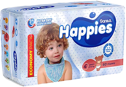 HAPPIES REG. LARGE