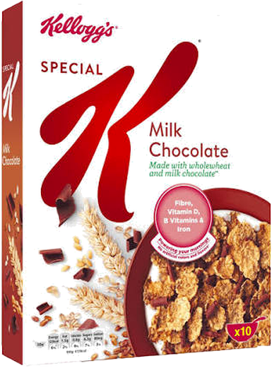 KELLOGG'S SPECIAL K MILK CHOCO