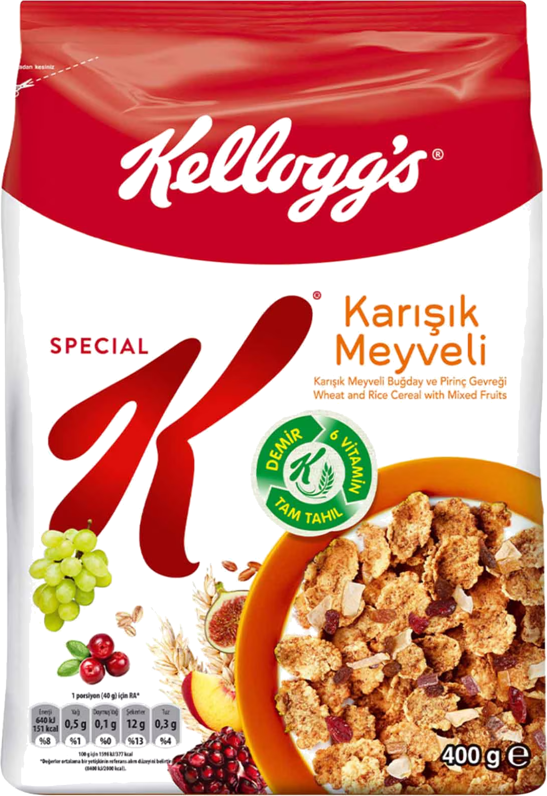KELLOGS RED FRUITS SPK SP