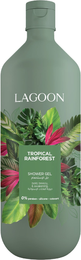 LAGOON SHOWER GEL TROPICAL RAIN.