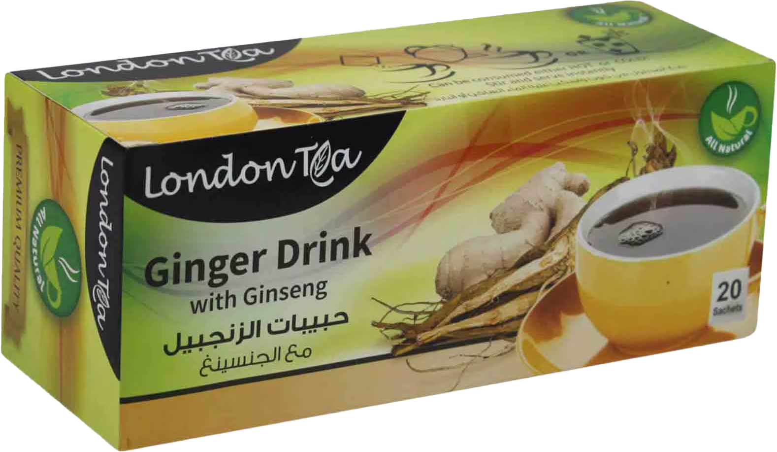 LONDON TEA  INSTANT GINGER+GINSENG
