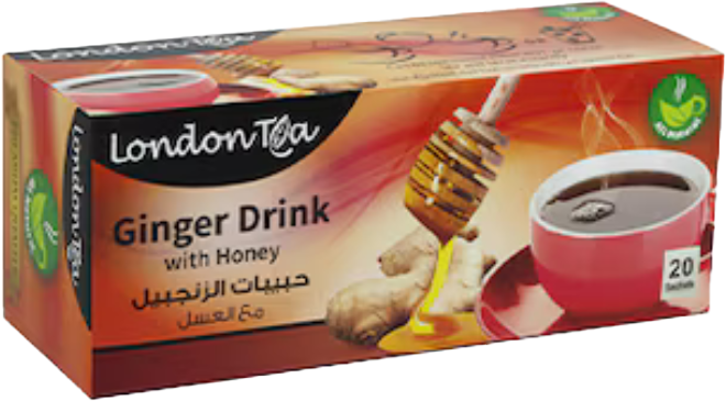 LONDON TEA  INSTANT GINGER+HONEY