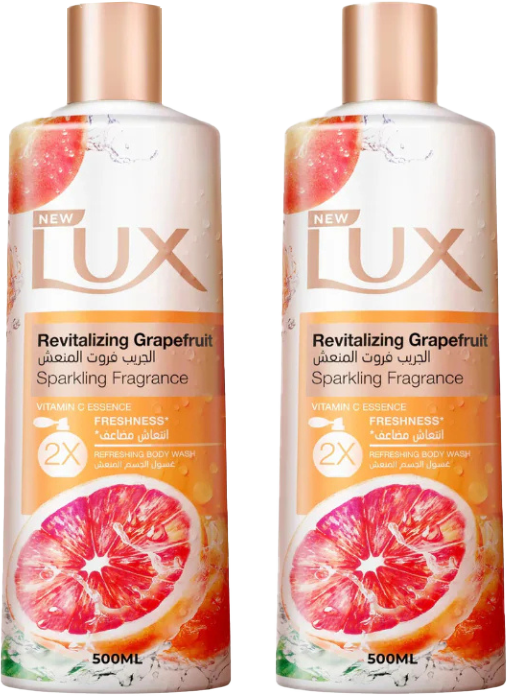 LUX BW GRAPEFRUIT 500ML*2@15%
