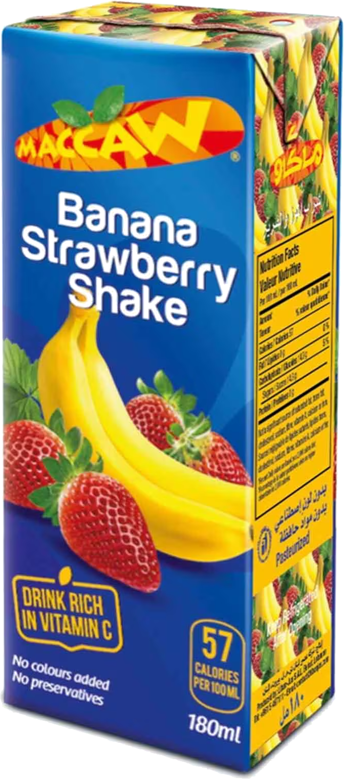 MACCAW  STRAW&BANANE