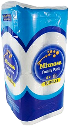 MIMOSA TOILET PAPER 16ROLLS