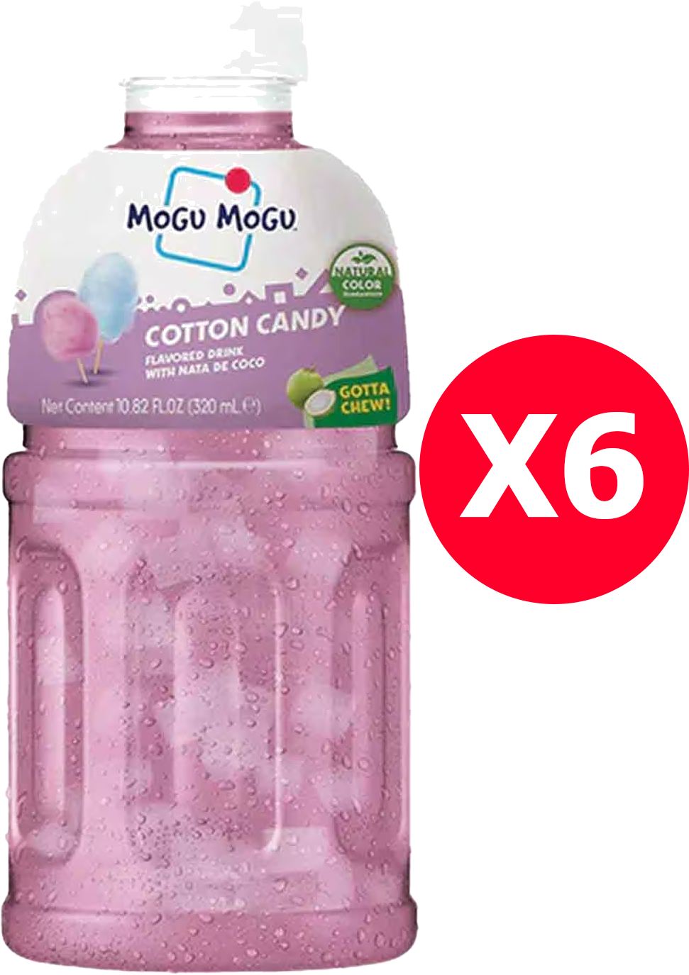 MOGU MOGU 0SUGAR COTTON CANDY
