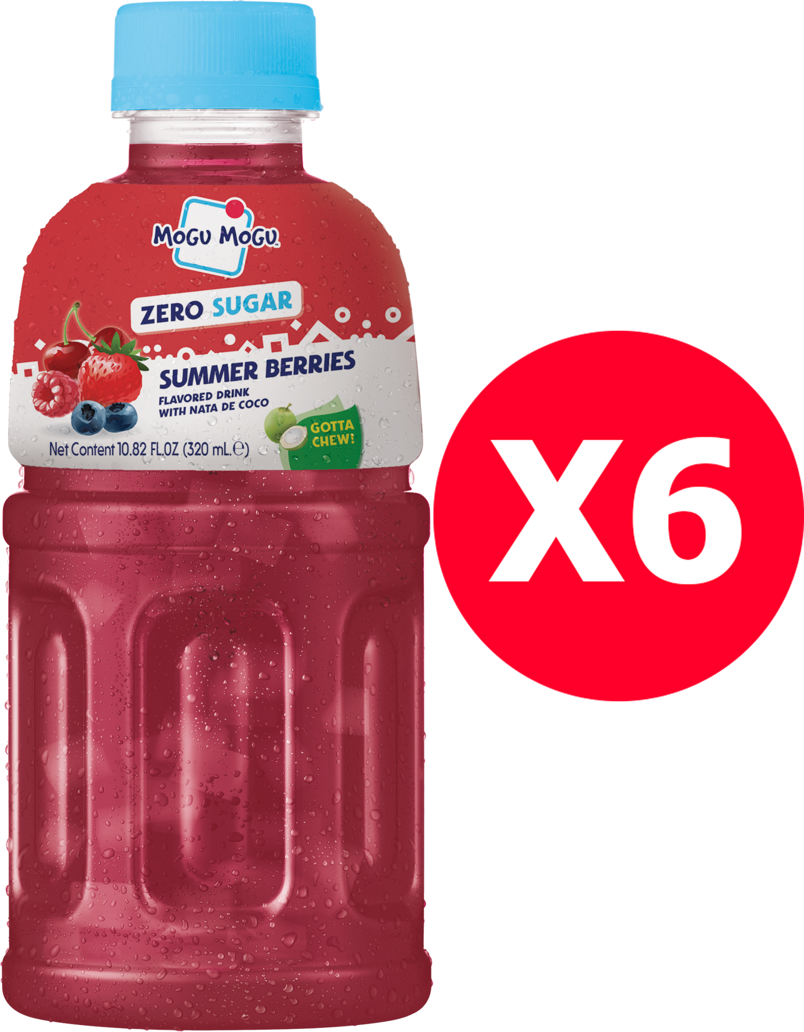 MOGU MOGU 0SUGAR CREAM BERRIES