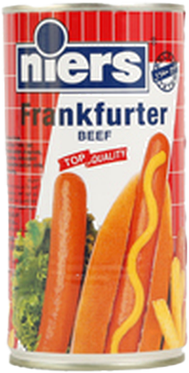 NIERS FRANKFURTED BEEF