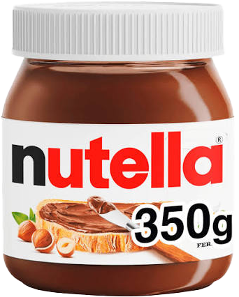 NUTELLA CHOCOLATE JARS