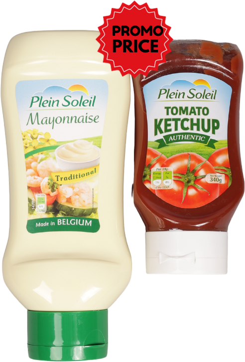 PLEIN SOLEIL MAYONNAISE SQUEEZE +KETCHUP