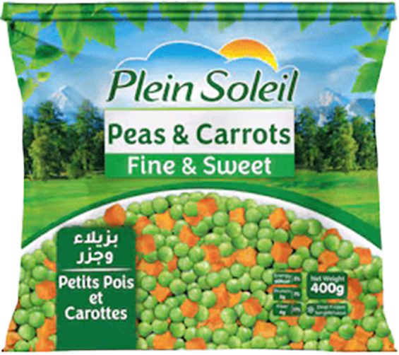 PLEIN SOLEIL PEAS & CARROTS FROZEN