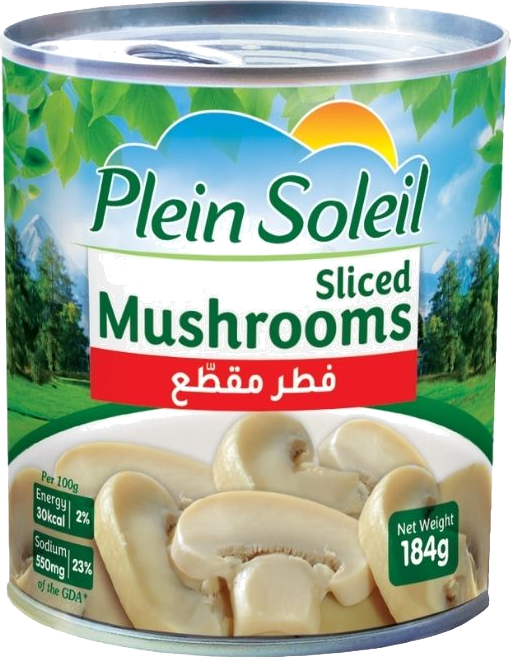 PLEIN SOLEIL SLICED MUSHOOMS