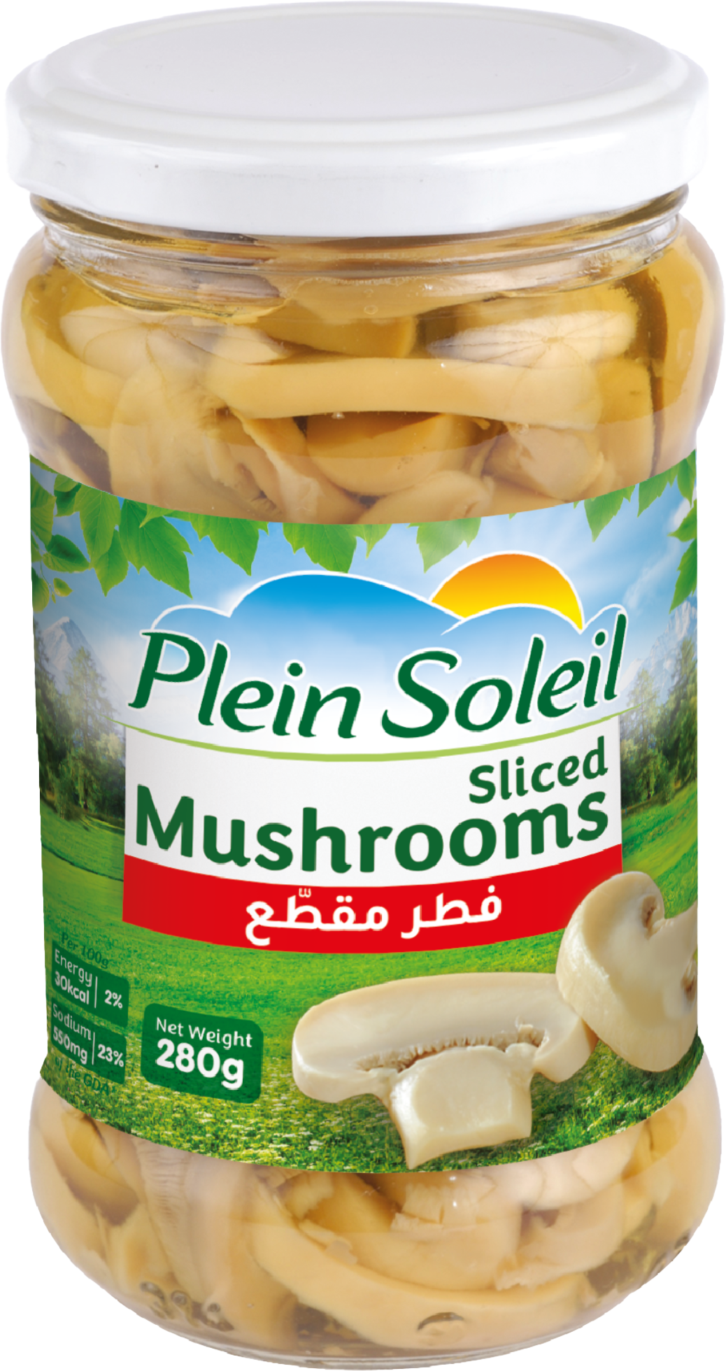 PLEIN SOLEIL SLICED MUSHROOMS