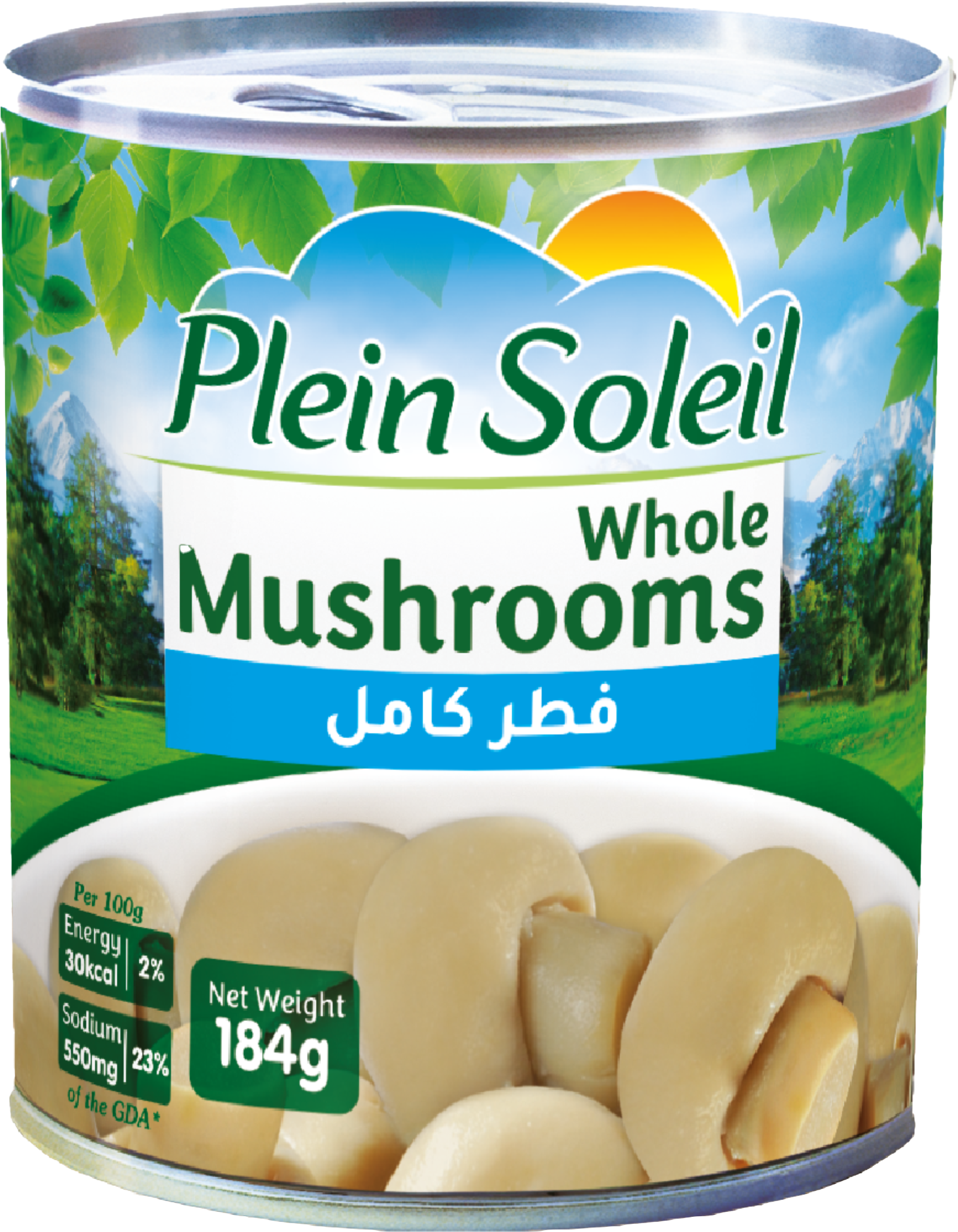 PLEIN SOLEIL WHOLE MUSHROOMS