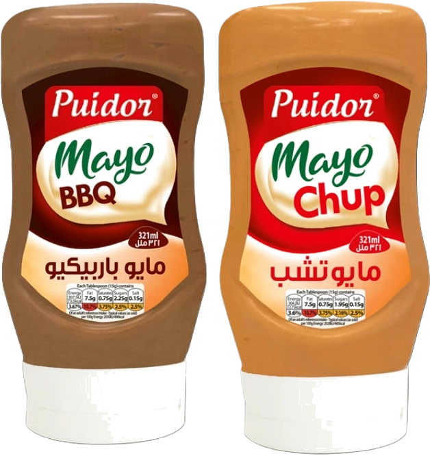 PUIDOR MAYO CHUP+MAYO BBQ