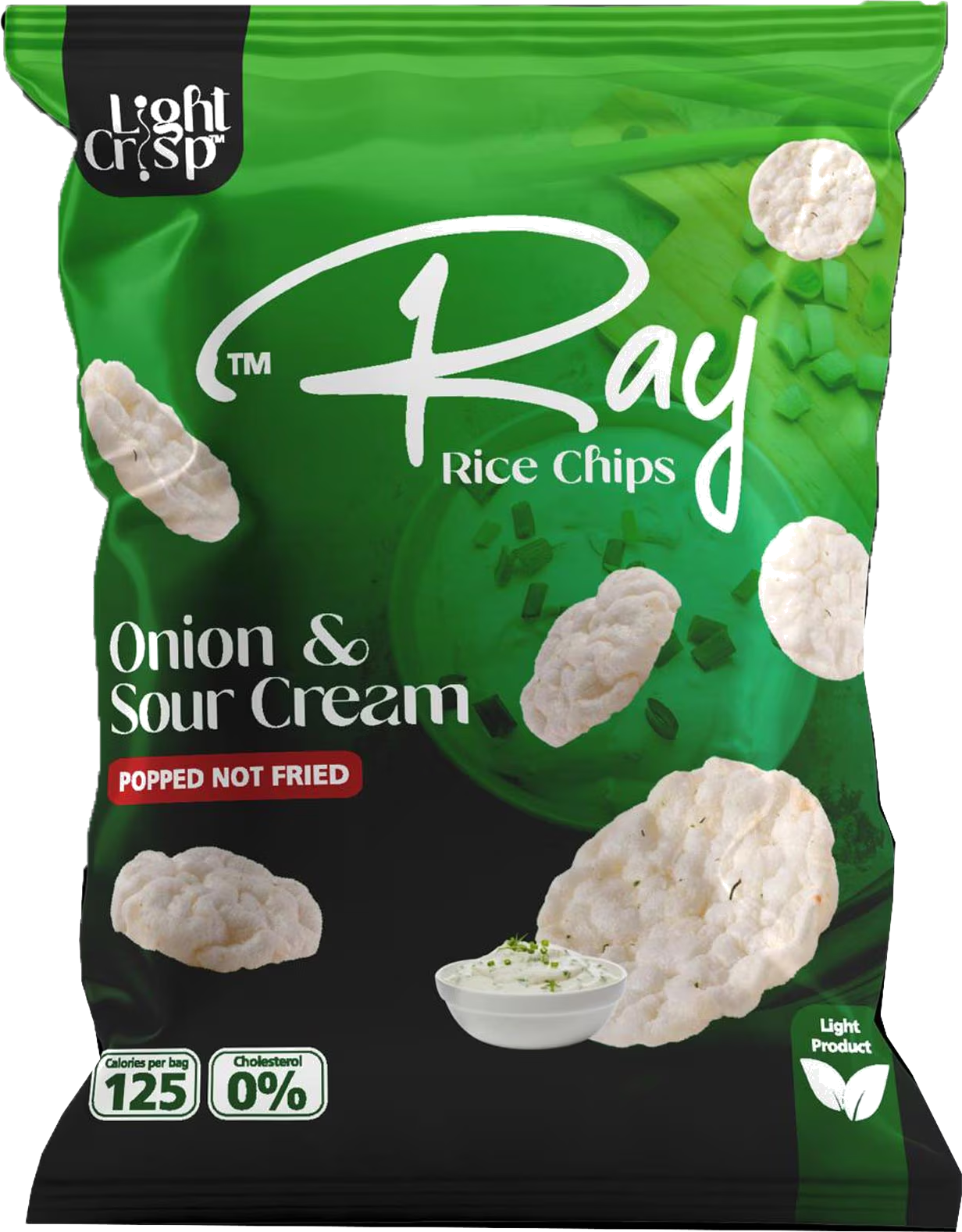 RAY RICE CHIPS ONION&SOUR CREAM