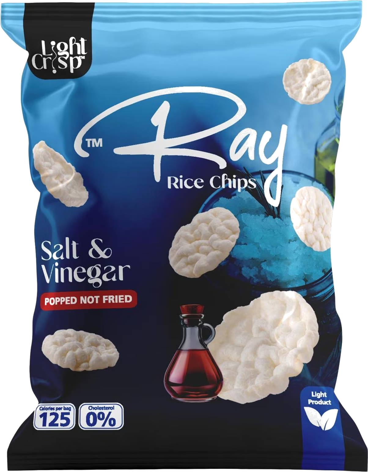 RAY RICE CHIPS SALT&VINEGAR