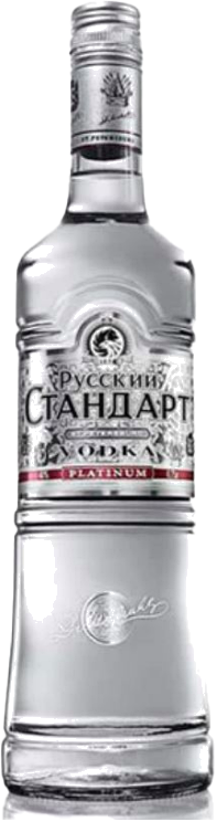 RUSSIAN VODKA SILVER PLATINUM 70CL