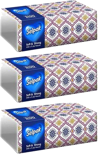 SELPACK FACIAL TISSUES PROM 6%OFF