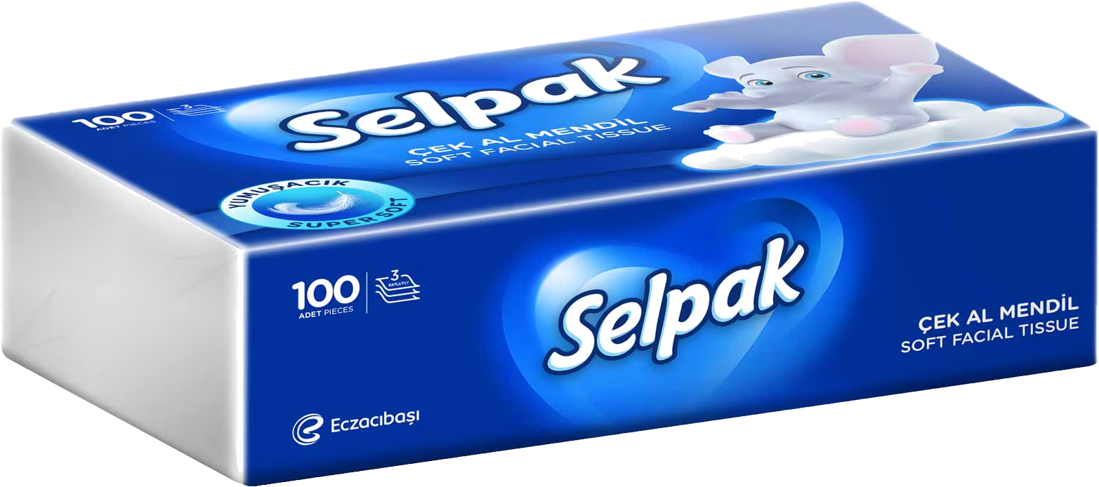 SELPAK FACIAL TISSUES 100SHEETS*3PLY