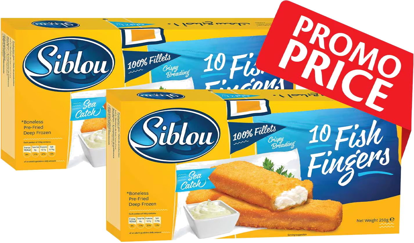 SIBLOU FISH FINGERS  PROMO PRICE