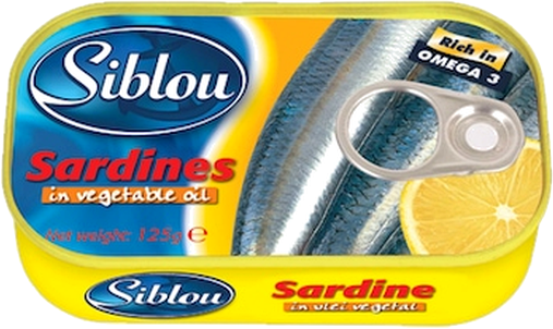 SIBLOU SARDINES VEG. OIL