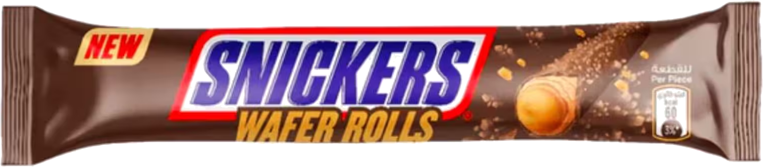 SNICKERS SINGLE ROLLED WAFER