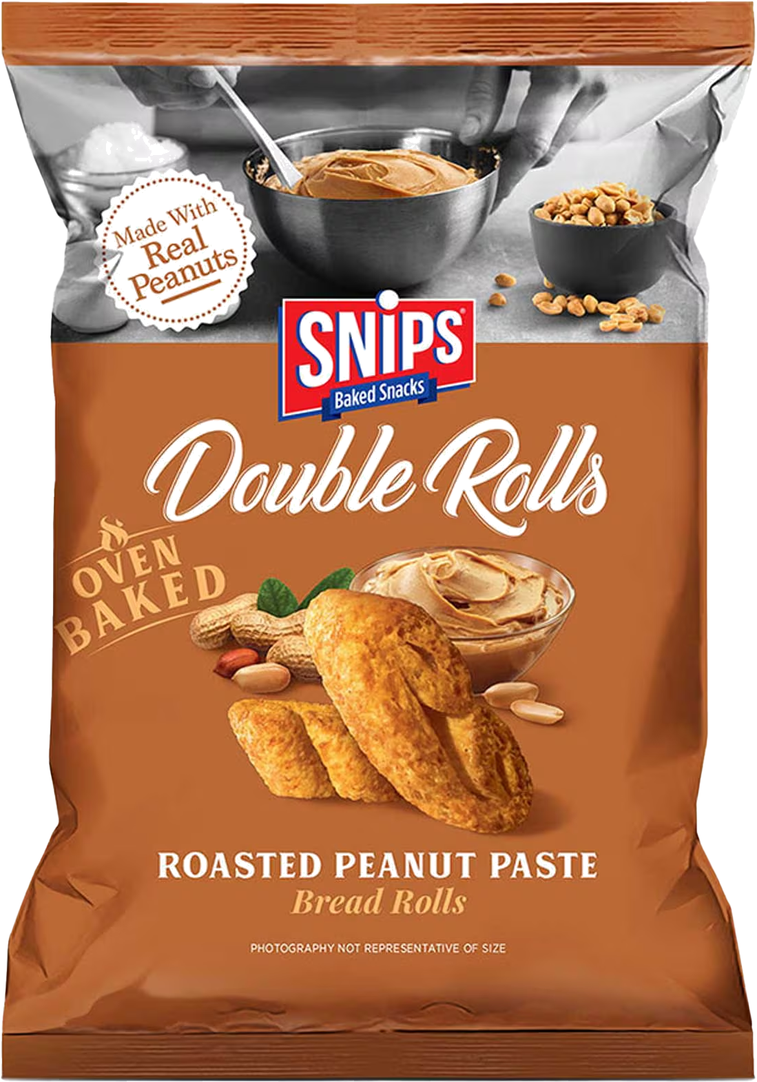 SNIPS DOUBLE ROLLS PEANNUTS